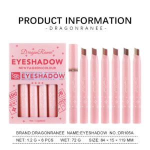 Dragon Ranee 6pcs Eyeshadow Sticks