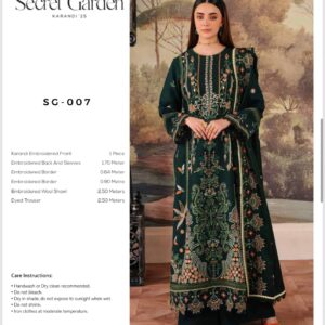 secret garden A luxury karandi suit