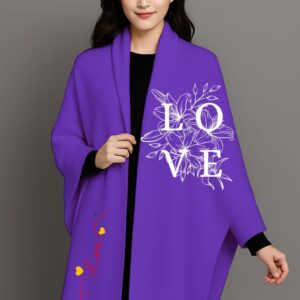 WOMEN FLEECE SHAWL READY TO WEAR