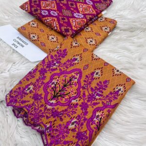 3PCS KHADAR EMB SUITS BIN SAEED
