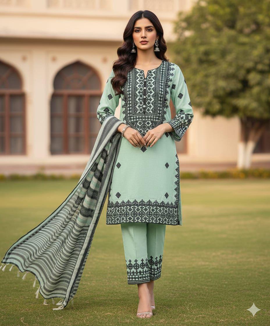 KHADDI KHADAR SINDI TRADITIONAL EMBRIODRED