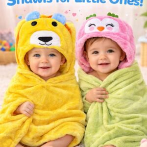 hoodie shawl for babies