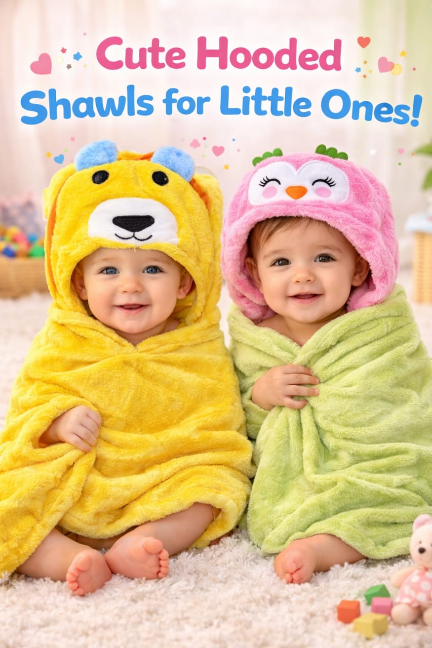hoodie shawl for babies