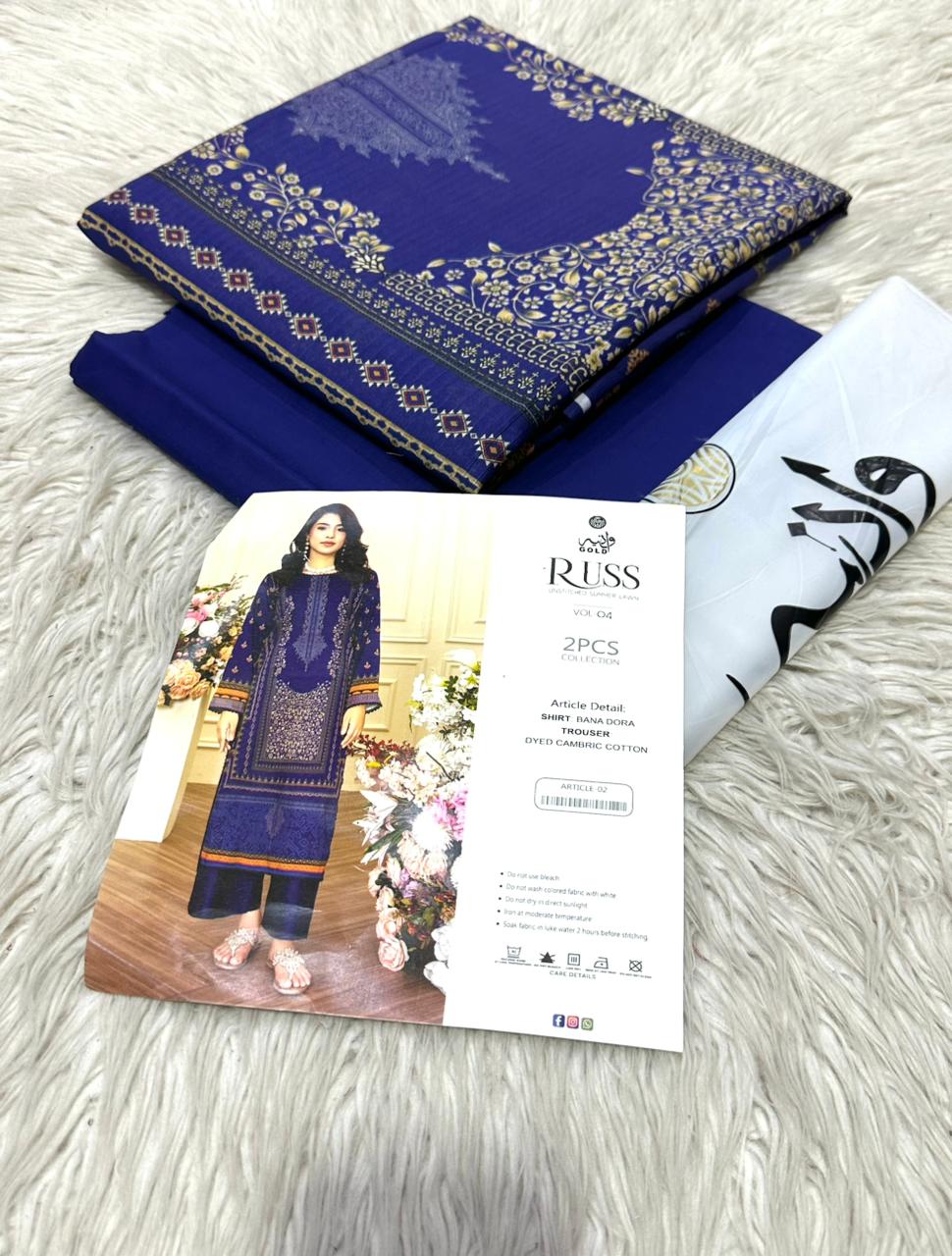 2pcs lawn original suits