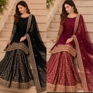 chiffon party wear